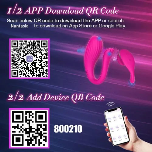 Miniatura 6 de Bragas vibratorias con aplicación y control remoto, vibrador portátil, Healexcer Smartphones Dual Motors Juguetes sexuales para adultos para Rosa