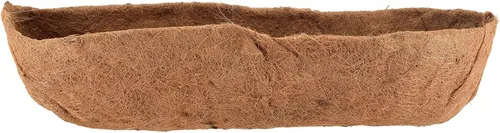 Miniatura 11 de Arcadia Garden Products - Forro de coco extra duradero 1547B de 12 pulgadas para macetas redondas colgantes, forro de repuesto de fibra de coco