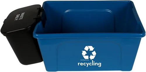 Miniatura 6 de Pequeño contenedor de compost verde para colgar en el contenedor de basura de cocina