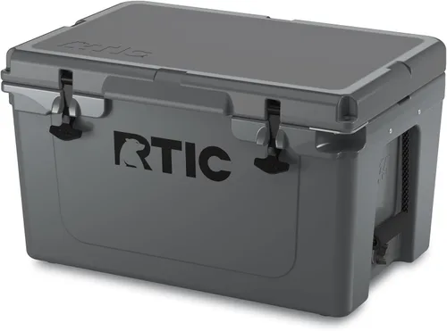 Miniatura 8 de RTIC Caja de hielo portátil con aislamiento duro para playa, bebidas, bebidas, campamento, picnic, pesca, barco, barbacoa Blanco
