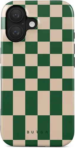 Miniatura 50 de BURGA - Funda compatible con iPhone 12, apta para carga inalámbrica, carcasa rígida híbrida de 2 capas + funda de silicona, resistente, ajuste