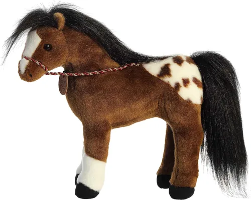 Miniatura 7 de Aurora® Exquisito animal de peluche Breyer® Showstoppers Appaloosa - Detalles realistas - Juego imaginativo - Marrón 13 pulgadas