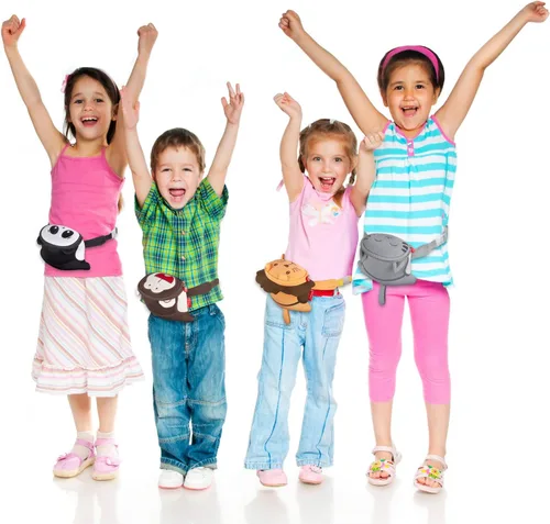 Miniatura 3 de Termichy - Bolsa de cintura para niños, lindo paquete de amigos en 3D, opción de regalo para adolescentes, niños pequeños y niñas, van de viaje