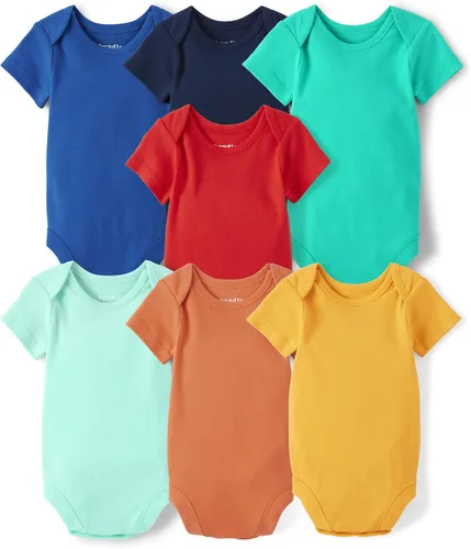 Miniatura 2 de The Children's Place unisex-baby And Newborn Short Sleeve Cotton Variety Pack Bodysuits