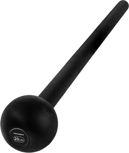 Miniatura 10 de Retrospec Revolve Steel Macebell para entrenamiento de fuerza, rehabilitación, estiramiento, acondicionamiento y entrenamiento rotacional - Opciones