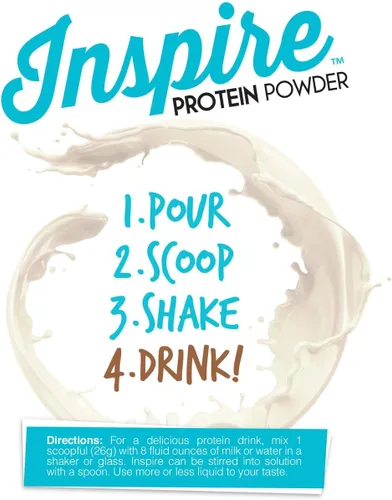 Miniatura 4 de Bariatric Eating Inspire Tropical Coconut - Polvo aislado de proteína de suero de leche con calcio (0.71 oz)