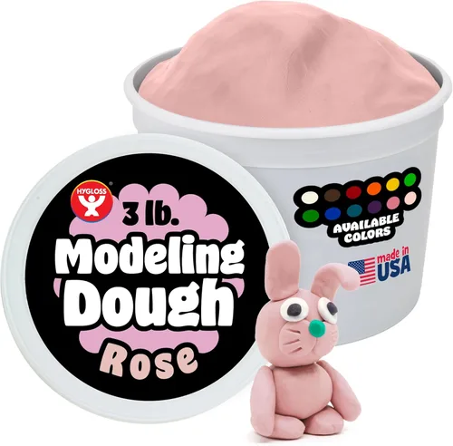 Miniatura 25 de Hygloss Play - Masa de modelado para niños, masa sensorial segura y no tóxica para artes y manualidades, bañera de 3 libras, arcilla de juego