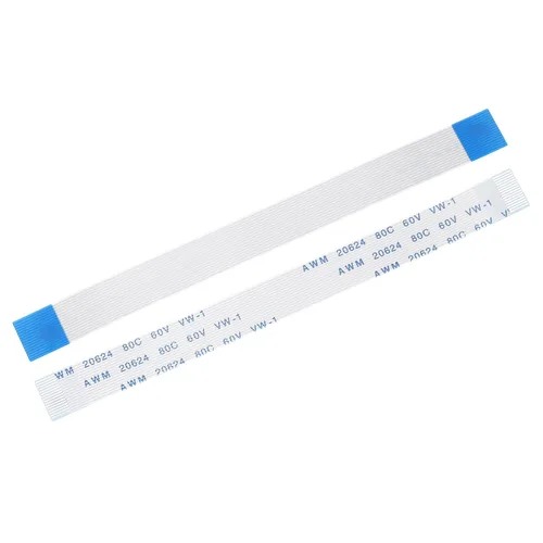 Miniatura 76 de uxcell Cable plano flexible, 10 pines de 0.020 in de paso de 5.906 in FPC FFC cable de cinta flexible para TV LCD, reproductor de DVD, laptop, 5