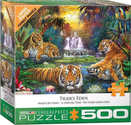 Miniatura 190 de EuroGraphics - Rompecabezas Pandas rojos