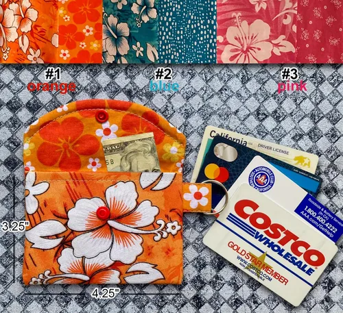 Miniatura 2 de Llavero cartera, estuche para tarjetas, bolsa pequeña (béisbol)