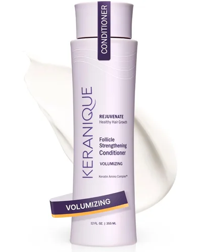 Miniatura 11 de Keranique Acondicionador de queratina voluminizante para cabello fino y adelgazante - Fórmula fortalecedora ligera con queratina y niacinamida