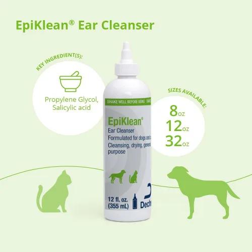 Miniatura 3 de EpiKlean Limpiador de oídos para perros y gatos, 12 oz