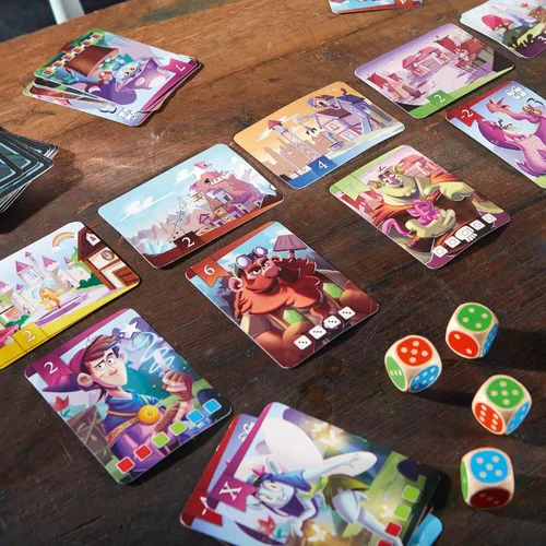 Miniatura 3 de HABA King of the Dice - Un juego de mesa de dados de habilidad y suerte complicado, perfecto para juegos familiares y juegos para niños a partir
