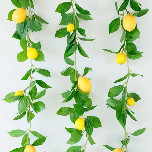 Miniatura 14 de Dallisten 3 hebras de enredaderas artificiales de ruscus italiano, guirnalda de vid de seda de 73 pulgadas con hojas verdes, plantas colgantes