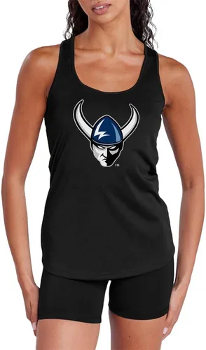 Miniatura 270 de Camiseta deportiva sin mangas oficial de NCAA Collegiate para mujer, con espalda cruzada, colección con logotipo primario