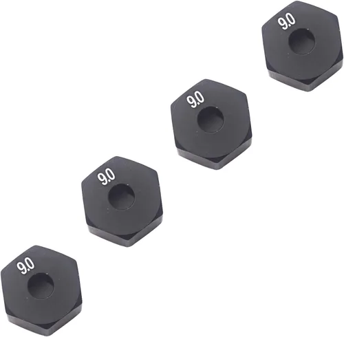 Miniatura 3 de Compartir Goo Aleación de Aluminio 0.472 in Rueda Drive Hex Hub Adaptador con Pasadores Compatible con Axial SCX10 90046 Tamiya CC01 1/10 RC Crawler