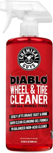 Miniatura 10 de Chemical Guys Diablo Gel - Limpiador concentrado de espuma para llantas y rines con infusión de oxígeno, seguro en todos los acabados, elimina