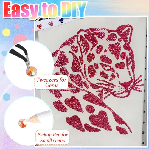 Miniatura 2 de FULZTEY Kit de diamantes de imitación de resina para deslumbrar 24 colores, gemas de uñas de parte trasera plana de 0.118 pulgadas (0.118 in), gema