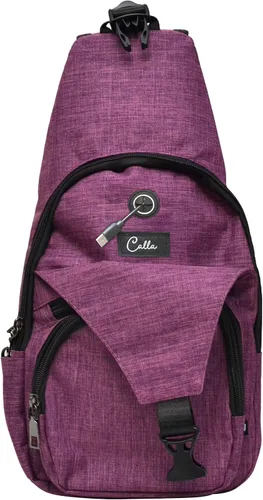 Miniatura 39 de Nupouch Mochila cruzada antirrobo, carga USB, mochila ligera para viajes, senderismo, todos los días
