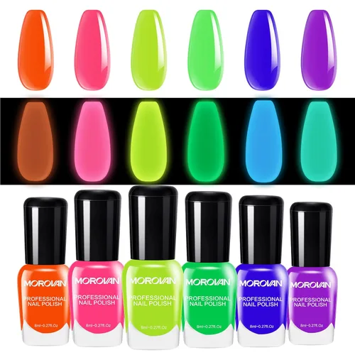 Miniatura 13 de Morovan Juego de Esmaltes de Uñas Marrones: Kit de Esmalte de Uñas Nude Chocolate Oscuro de Invierno Secado Rápido al Aire Regular Paquete