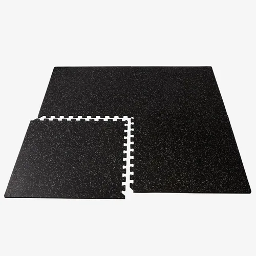Miniatura 6 de Velotas 3/8-Inch Thick Interlocking Foam Tiles with Rubber Top - Personal Fitness Mat, EVA Foam Puzzle Floor Tiles, for Home Gym Workouts Mancha