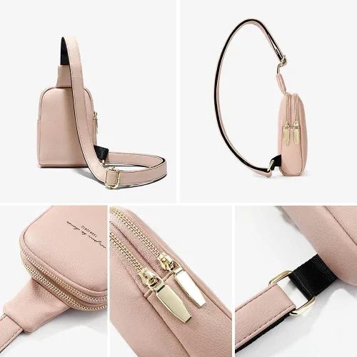 Miniatura 3 de Aomiduo Mochila pequeña de cuero cruzada para estudiantes mujeres y niñas