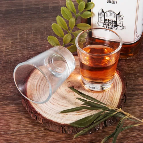 Miniatura 4 de OBTANIM Paquete de 18 vasos de chupito, juego de vasos de chupito transparente de 1.5 onzas con base pesada para bares, restaurantes, hogar