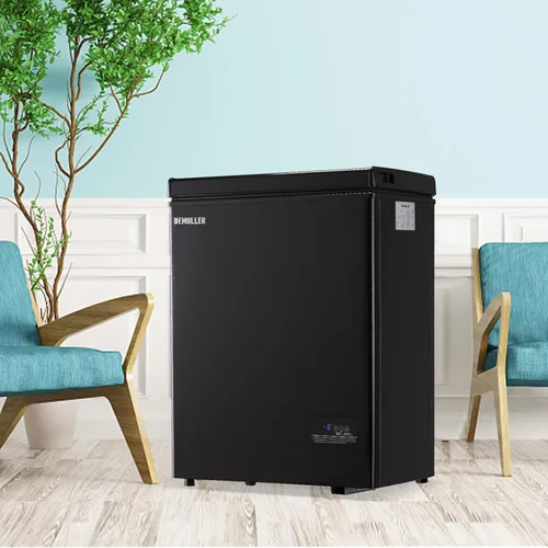 Miniatura 8 de DEMULLER Congelador de pecho pequeño y profundo con cesta extraíble, congelador compacto con panel de control digital, rango de temperatura de -12℉