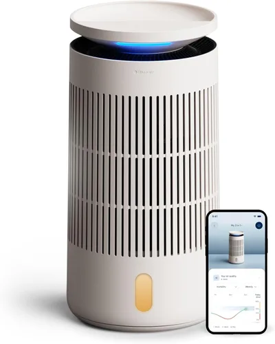 Blueair Purificador de aire y humidificador 2 en 1 Pro para habitaciones grandes, HEPASilent™ elimina el 99.97% de alérgenos, polvo, humo, hasta