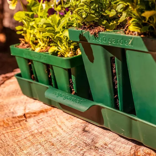 Miniatura 2 de Vego garden Bandejas de riego inferiores para plantas de semillero, bandejas de plántulas de 10 x 20 pulgadas, paquete de 2