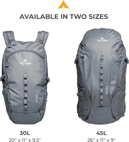 Miniatura 6 de Mochila Teton Numa de 30L, duradera y lista para senderismo, camping o mochileros. Perfecta bolsa de viaje ligera con más espacio del que piensas