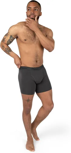 Miniatura 7 de Calzoncillos tipo bóxer para hombre, frescos, suaves, elásticos, éticos, paquete de 3