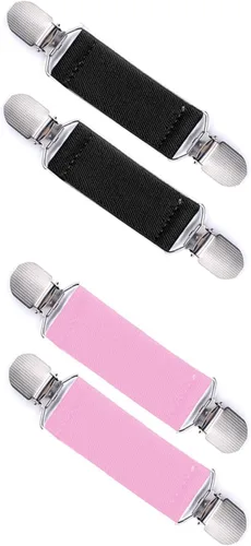 Miniatura 10 de UTTPLL Clips para guantes de acero inoxidable, clips para guantes para niños, bebés, niños y niñas de invierno, clips elásticos para guantes