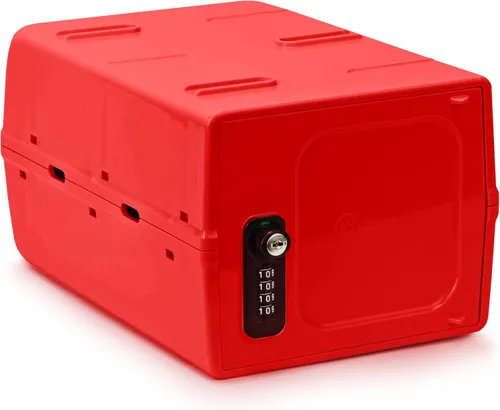 Miniatura 7 de Urban August Caja de seguridad con llave y combinación doble, caja con cerradura para uso diario, cerradura multiusos para seguridad en el hogar