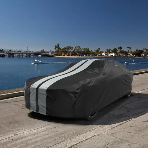 Miniatura 7 de iCarCover Funda de automóvil personalizada para Mercedes-Benz 190b, 190D, 190Db, 190c, 190Dc (1958-1965), impermeable, para todo tipo de clima