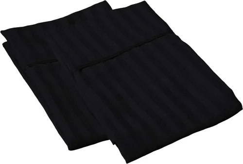 Miniatura 27 de Fundas de almohada de algodón peinado de 600 hilos (paquete de 2) tamaño Queen de 20.0 x 30.0 in, color rosa claro liso Rosa Claro (Sólido)