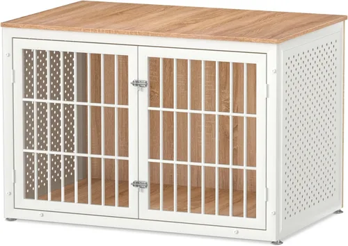 Miniatura 28 de rehomerance Jaula para Perros de Servicio Pesado de 26 Pulgadas para Perros Pequeños, Perrera de Metal para Perros con Alta Ansiedad, Jaula