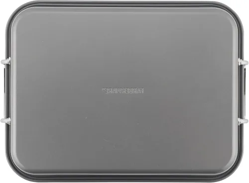 Miniatura 13 de Farberware Bakeware - Asador de acero antiadherente con estante plano, 11 pulgadas x 15 pulgadas, gris