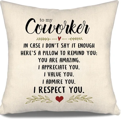 Miniatura 27 de En caso de que no lo diga lo suficiente aquí hay una almohada para recordarte que eres increíble, te aprecio, te quiero. Funda de almohada para tía
