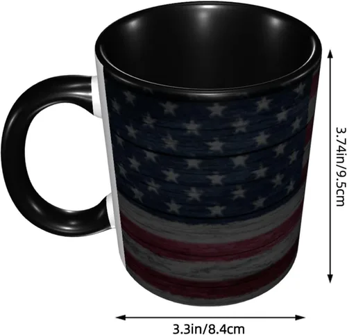 Miniatura 3 de 11th Armored Cavalry Regiment - Taza de café divertida de cerámica, tazas de té de viaje, bebidas para el trabajo, oficina en casa