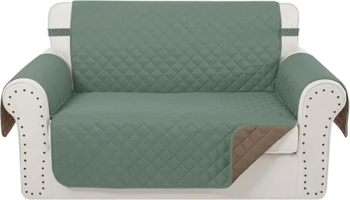 Miniatura 39 de Fundas para silla reclinable, reversible, funda de sofá para mascotas, protector de muebles para niños perezosos