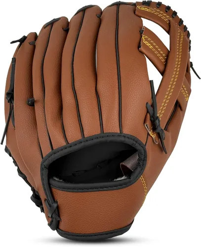 Miniatura 11 de Guante de béisbol, guante de sóftbol, guante de béisbol, 10.5-12.5 pulgadas para entrenamiento de jóvenes y adultos y juego de principiantes