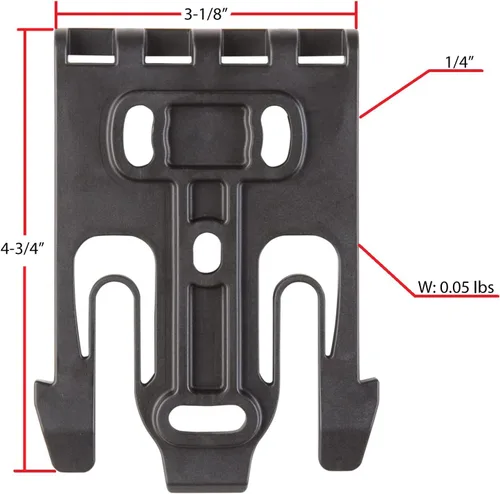 Miniatura 5 de Funda para trabajo de tres retenciones, compatible con punto rojo Cordura Multi-Cam