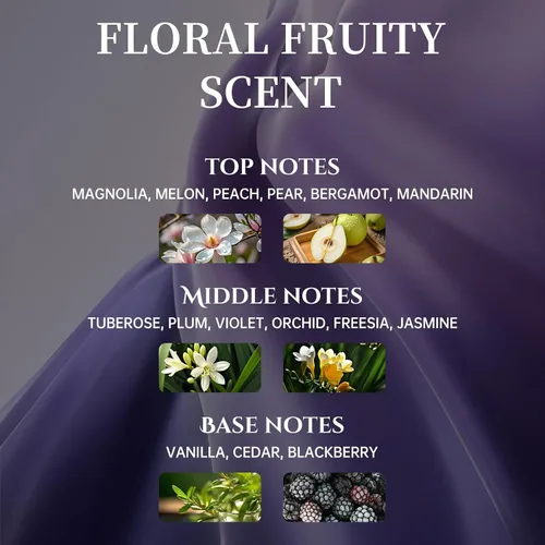 Miniatura 2 de Set de perfume para mujer, 3.4 onzas líquidas, Eau de Parfum Spray - Aroma floral afrutado de larga duración con notas cítricas, amaderadas