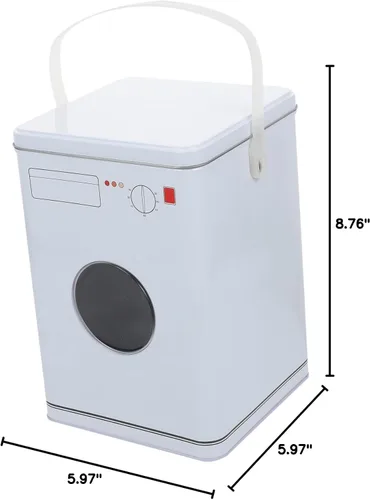 Miniatura 10 de NOLITOY Caja de embalaje de aperitivos para lavandería, contenedor de pantalla grande, contenedor de lavandería, organizador de almacenamiento