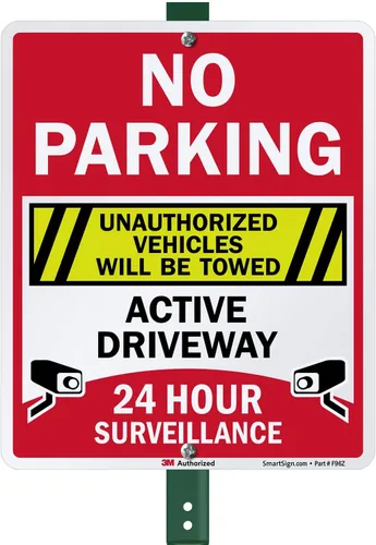 SmartSign Letrero de patio con estaca de 3 pies, aluminio de 40 mil, laminado 3M de grado de ingeniero, reflectante, de grado de ingeniero laminado