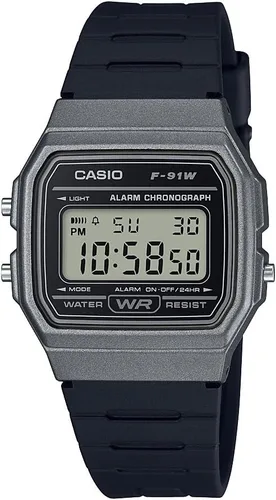 Miniatura 4 de Casio F91W Series Digital Watch Water Resistant LED Light 1/100 SEC Stopwatch Regular Time Keeping (HR, Min, SEC, PM, Date, Day) Daily
