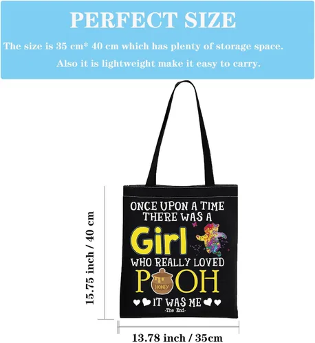 Miniatura 2 de JJ Gift - Bolsa de maquillaje para fanáticos del programa de televisión, negro (Black Tote)