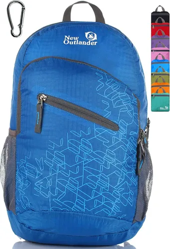 Miniatura 7 de Outlander 20L/33L - Mochila de día de senderismo de viaje ligera empacable más duradera (rojo oscuro, 20L)