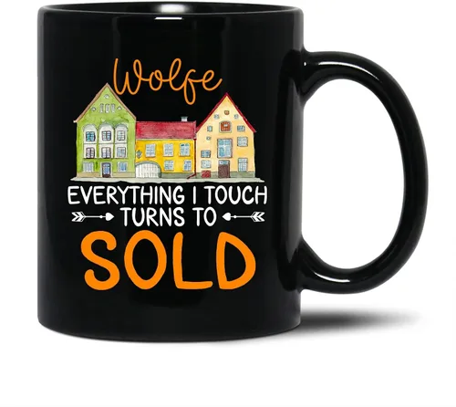 Miniatura 12 de Regalos personalizados para agentes de bienes raíces, taza personalizada con nombre, taza de té de agente de bienes raíces, regalo personalizado